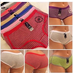 Vision Intimate Sexy Striped Boyshorts small